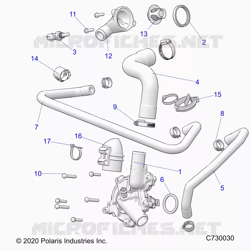 MOTOR, WATERPUMP AND BYPASS