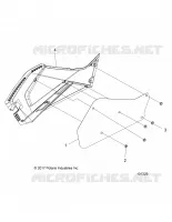 RIGHT HAND SIDE PANEL HEAT SHIELD AND HARDWARE 1 UP