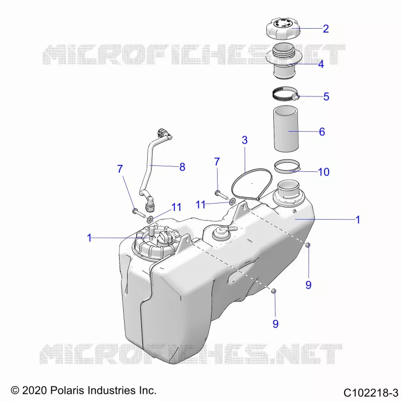 KRAFTSTOFFSYSTEM, FUEL TANK