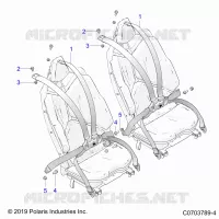 SITZ BELT MOUNTING, REAR, PREMIUM/DELUXE