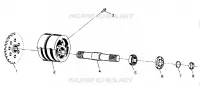 SPANNER VORNE ASSEMBLY 4X4 350L W938139 (4924052405012A)