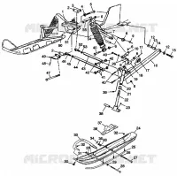 FRONT SUSPENSION AND SKI 700 XCR 0985678(A) AND EUROPEAN 700 XCR E985678 (4943114311B002)