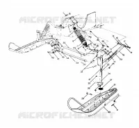 FRONT SUSPENSION AND SKI 500 AND 500 CLASSIC UPDATED 2/90 (4916791679007A)