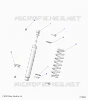 SUSPENSION, REAR SHOCK MOUNTING