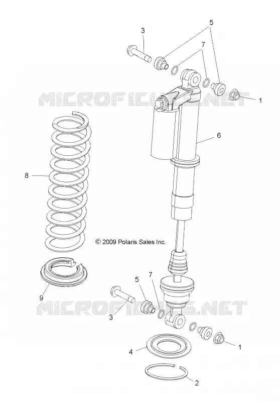 FRONT SUSPENSION SCHOCK MOUNTING