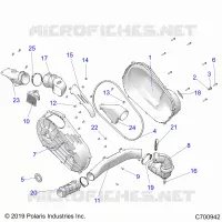 ANTRIEB, CLUTCH COVER AND DUCTING
