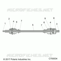 ANTRIEB, FRONT HALF SHAFT