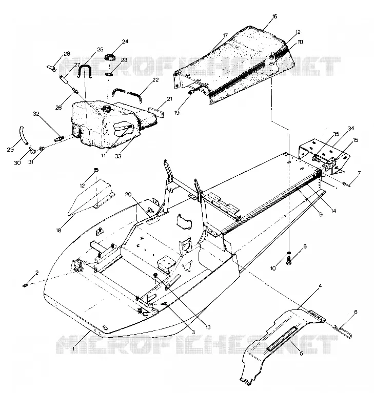 CHASSIS AND SITZ LTR/STARTRAK (4914141414001A)