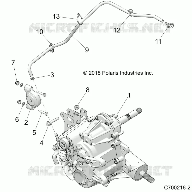 DRIVE TRAIN, MAIN GEARCASE MOUNTING