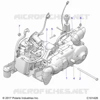 ENGINE, ENGINE AND GETRIEBELAGERUNG