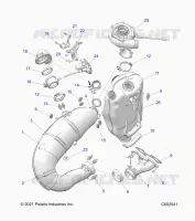 ENGINE, ABGASSYSTEM AND TURBO ASM.