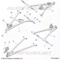FRONT SUSPENSION CONTROL ARMS