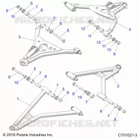 FRONT SUSPENSION CONTROL ARMS