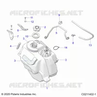 KRAFTSTOFFSYSTEM, FUEL TANK ASM.