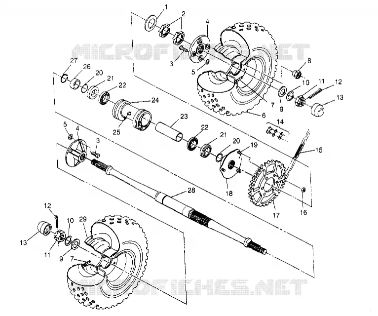 HECKANTRIEB ASSEMBLY 2x4 300 W947530 (4926742674C001)