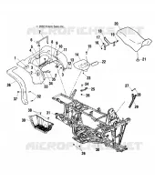 HINTER CAB, SITZ   MAIN FRAME