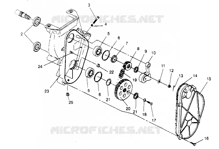 Kettenkasten ASSEMBLY 600 XCR 0951676 (4929132913B009)