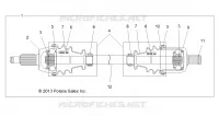 ANTRIEB, FRONT HALF SHAFT