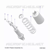 SUSPENSION, FRONT SHOCK TRACK (7045714)