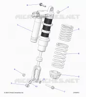 SUSPENSION, FRONT SHOCK MOUNTING, STANDARD/PREMIUM