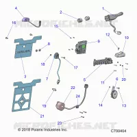 ELEKTRIC COMPONENTS, AND LICENSE PLATE