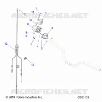 MOTOR, THROTTLE CONTROL ASM.