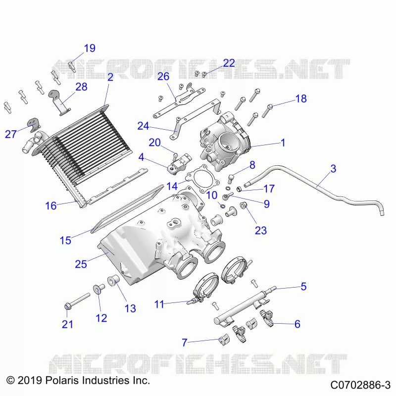 ENGINE, LUFTEINLASS MANIFOLD
