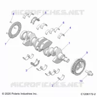 ENGINE, KURBELWELLE AND BEARINGS