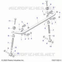 SUSPENSION, STABILISATORSTANGE