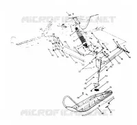 FRONT SUSPENSION AND SKI  650 RXL (4919531953007A)