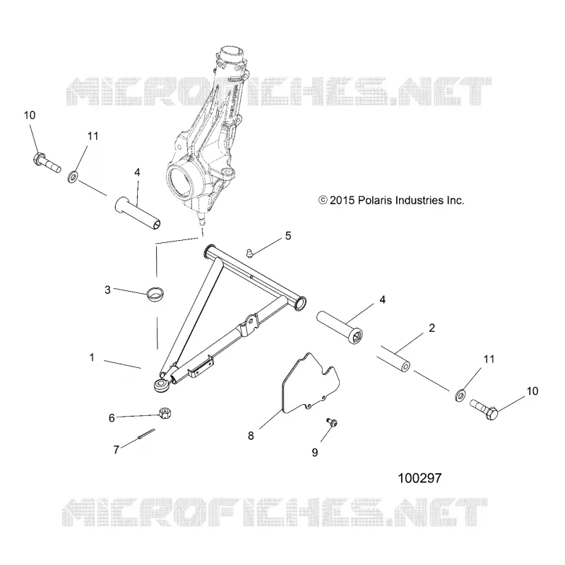 SUSPENSION, A-ARM AND STREBE MOUNTING