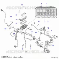 ELEKTRIC, WIRE HARNESS AND FUSES