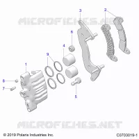 BRAKES, BREMSZANGE VORNE