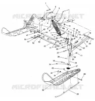 FRONT SUSPENSION AND SKI TRAIL/0930761 AND  TRAIL DELUXE/0930243 (4923222322013A)
