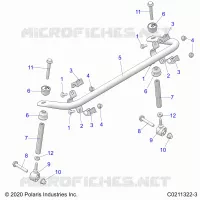 SUSPENSION, STABILISATORSTANGE