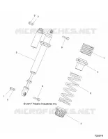 SUSPENSION, FRONT SHOCK MOUNTING