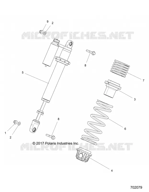 SUSPENSION, FRONT SHOCK MOUNTING