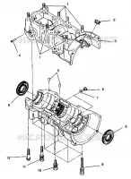 CRANKCASE ASSEMBLY 440 XCR SP 0941660 (4927082708033A)