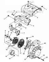 Gebläsegehäuse   RÜCKSTOSS ASSEMBLY LITE 0943433,STARLITE 0943427 and  LITE DE (4924992499045A)