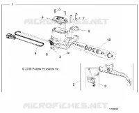 VORDERBREMSE BRAKE LEVER AND MASTER CYLINDER