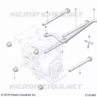 ANTRIEB, REAR GEARCASE, MOUNTING