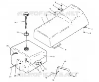 SITZ   GASBEHÄLTER ASSEMBLY WIDETRAK LX 0952064 and  EUROPEAN WIDETRAK LX E9 (4928942894A007)