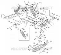 FRONT SUSPENSION AND SKI 500 INDY 0982764(A)(B) AND EUROPEAN 500 INDY E9827 (4942104210B005)
