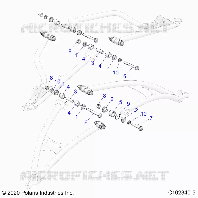 FRONT SUSPENSION A-ARM, MOUNTING