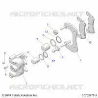 BRAKES, BREMSZANGE HINTEN