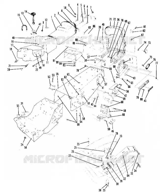 CHASSIS AND SITZ ALL SWEDISH INDY MODELS (4916051605003A)