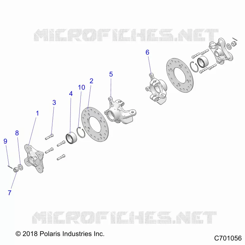 FRONT SUSPENSION CARRIER AND HUB