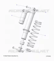 SUSPENSION, FRONT SHOCK MOUNTING