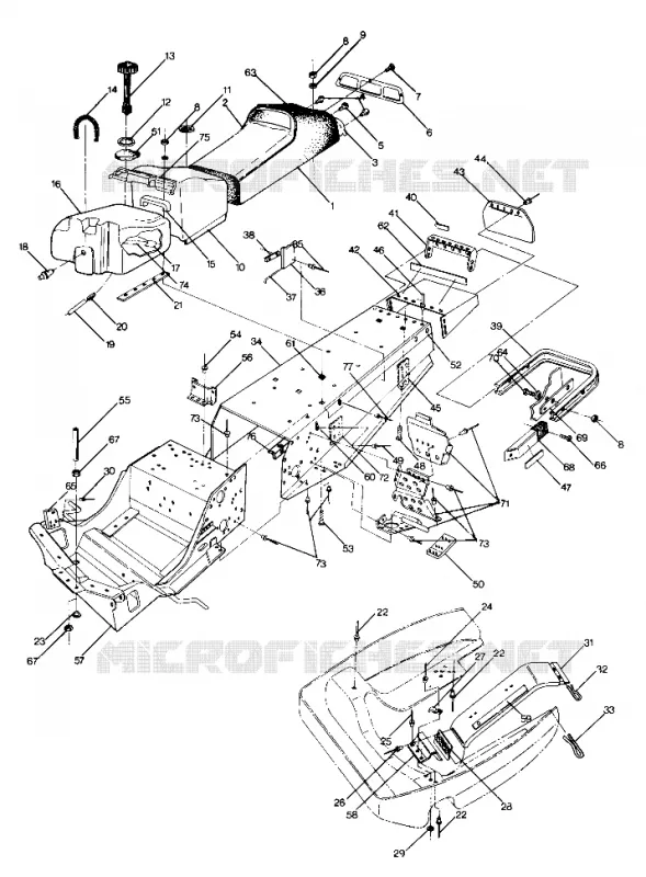 CHASSIS AND SITZ  SPORT AND TRAIL (4914161416001A)