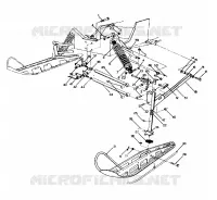 FRONT SUSPENSION AND SKI SUPERTRAK (4921292129015A)